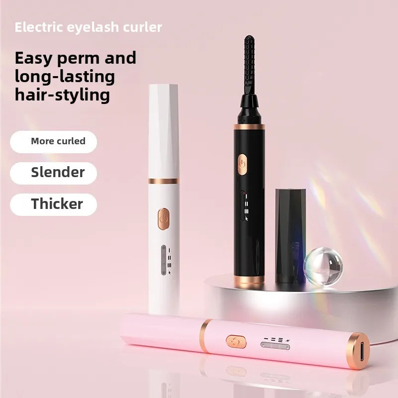 Modeviawear USB Rechargeable Heated Eyelash Curler — Cordless Curl That Goes Where You Do